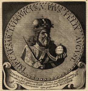 Den hellige romerske keiser Ludvig IV. av Netherlandish School