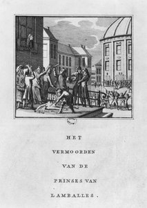 lemlestelse av Marie Therese Louise de Savoie-Carignan, prinsesse av Lamballe 3. september 1792