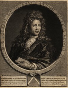 Portrett av Abraham Bogaert 1653-1727. av Netherlandish School