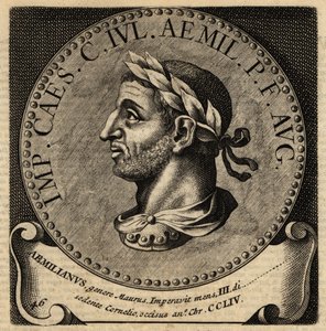 Portrett av den romerske keiseren Aemilian. av Netherlandish School