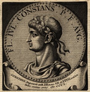 Portrett av den romerske keiseren Constans I. av Netherlandish School