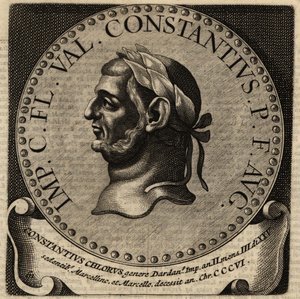 Portrett av den romerske keiseren Constantius I. av Netherlandish School