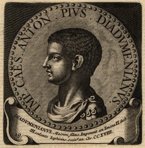 Portrett av den romerske keiseren Diadumenian. av Netherlandish School