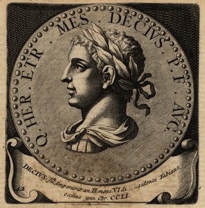 Portrett av den romerske keiseren Herennius Etruscus. av Netherlandish School