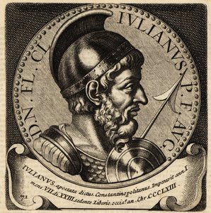 Portrett av den romerske keiseren Julian. av Netherlandish School