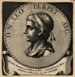 Portrett av den romerske keiseren Leo I. av Netherlandish School