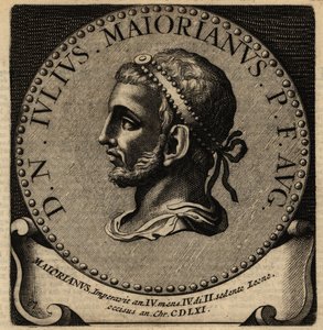 Portrett av den romerske keiseren Majorian. av Netherlandish School