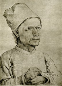 Portrett av en mann av Netherlandish School