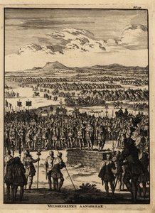 Romerske centurioner og legionærer lytter til en tale. av Netherlandish School