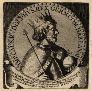 Rudolf I, konge av Tyskland. av Netherlandish School