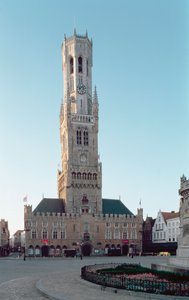 Klokketårnet, bygget 1282-96 av Netherlandish School