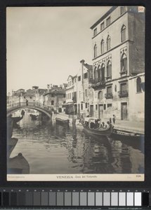 Eksteriør av Tintorettos hus i Venezia Venezia - Casa del Tintoretto (tittel på objekt)