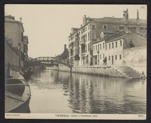 Utsikt over Fondamenta Rossa i Venezia Venezia - Canale e fondamenta rossa (tittel på objekt)