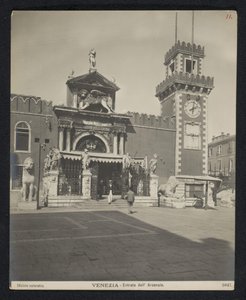Porta Magna fra Arsenal i Venezia Venezia - Entrata dell