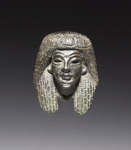 Bronsefeste fra en "Shawabty Bundle": Hode, sent 18. til tidlig 19. dynasti, ca. 1336-1256 f.Kr. av New Kingdom Egyptian