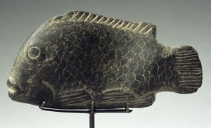 Fisk, 1540-1069 f.Kr. (hard svart stein)