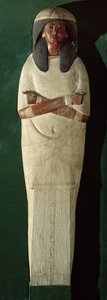 Lokkpanel av Piays Mummy, ca. 1279-1213 f.Kr. (malt tre, stukkatur)