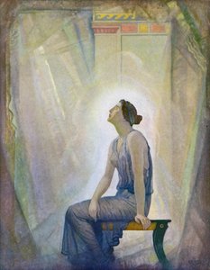Odyssey: The mourning Penelope (farge litho)