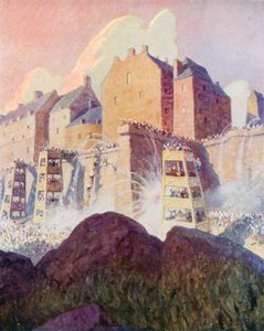 Slaget ved Stirling Castle av Newell Convers (after) Wyeth
