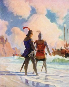 Bruce på stranden av Newell Convers Wyeth
