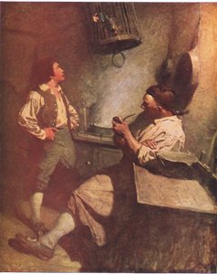 Long John Silver og Hawkins: For meg var han snill og alltid glad for å se meg i byssa av Newell Convers Wyeth