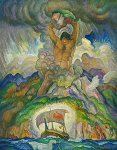 Polyfemus, kyklopen av Newell Convers Wyeth
