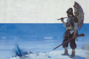 Robinson Crusoe: Sluttpapir av Newell Convers Wyeth