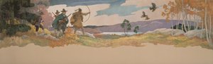 Tyrkiajegerne, 1941 av Newell Convers Wyeth