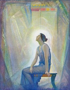 Den sørgende Penelope, 1929 av Newell Convers Wyeth