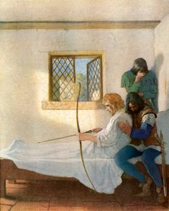 Robin Hoods bortgang av Newell Convers Wyeth