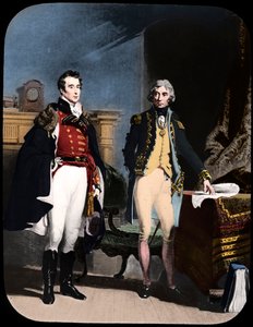 Hæren og marinen, Wellington og Nelson, c1805. av Newton and Co