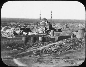 Saladin-citadellet i Kairo, Egypt, c1890.