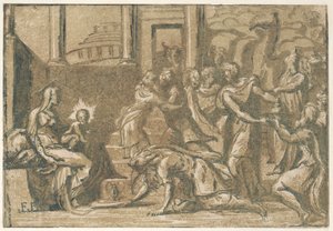 The Adoration of the Magi, 1540-50., 1540-50. av Giuseppe Niccolò Vicentino
