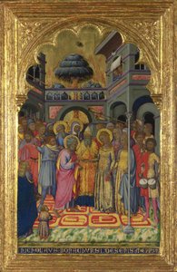 Jomfruens ekteskap, ca 1380 av Niccolò di Bonaccorso