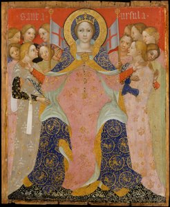 Saint Ursula og hennes jomfruer, ca. 1410. av Niccolò di Pietro
