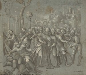 Arrestasjonen av Kristus, ca. 1545-46. av Niccolo Giolfino