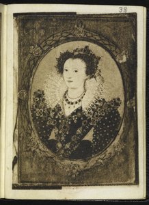 Dronning Elizabeth I (miniatyr) av Nicholas Hilliard
