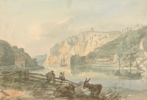 Hotwells fra Rownham Ferry av Nicholas Pocock