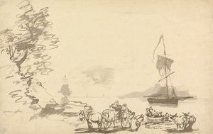 Strandstudie av Nicholas Pocock