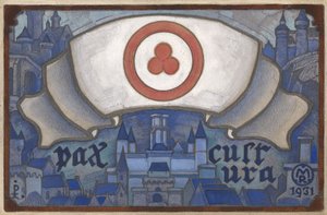 Fredens banner, 1931 av Nikolai Konstantinowitsch Roerich