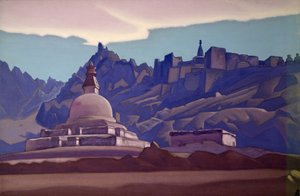 Gravhaug, Ladakh, 1937 av Nicholas Roerich