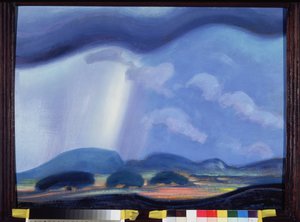 Chikus hann. Oeuvre de Sviatoslav Nikolayevich Roerich (1904-1993), olje på papp av Nicholas Roerich