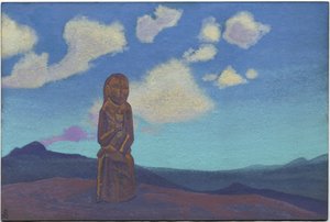 Guardian of the Chalice, Mongolia, 1937 av Nicholas Roerich