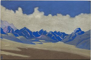 Karakoram, Path to Turkestan, 1936 av Nicholas Roerich