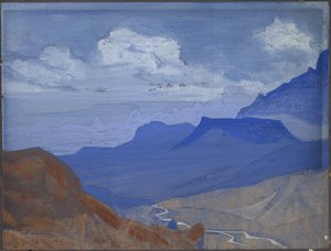 Nubra-dalen, 1926 av Nicholas Roerich