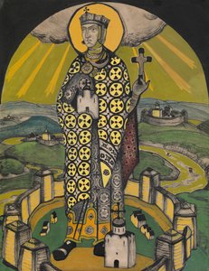 Saint Olga, prinsesse av Kiev av Nikolai Konstantinowitsch Roerich