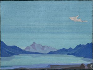 Tibetanske innsjøer, 1933 av Nicholas Roerich