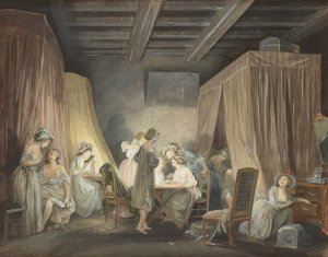 The Sunset of the Workers in Modes, 1788 av Niclas Lafrensen