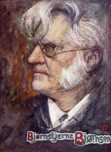 Norge: Bjørnstjerne Bjørnson (farge litho) av Nico Jungman