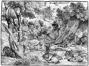 Stort landskap med St. Jerome, 1937